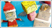 Manualidades recortables de navidad