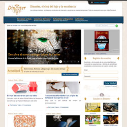 Diseño del portal del lujo Dinaster.com