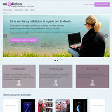 Diseño y maquetación de la web miedicion.com