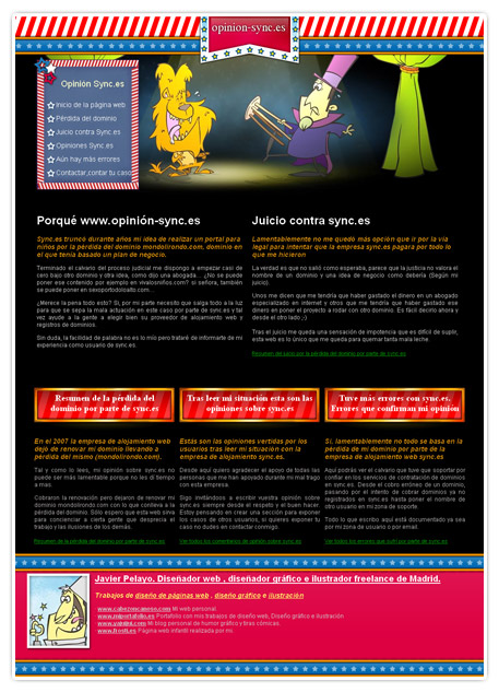 imagen del diseño de la web opinion-sync.es